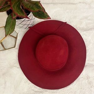 100% Wool wide brim hat